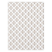 ダマスク織の金パターン テーブルクロス (正面)