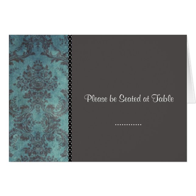 ダマスク織の銀; 座席表 (正面横)