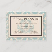 ダマスク織は名刺さえずります 名刺 (裏面)