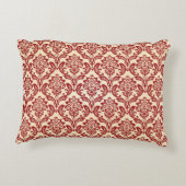 ダマスク織パターン壁紙 アクセントクッション (裏面)