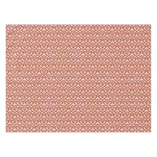 ダマスク織パターン壁紙 テーブルクロス (正面(横))