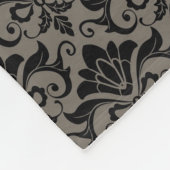 ダマスク織パターン2 フリースブランケット (角)