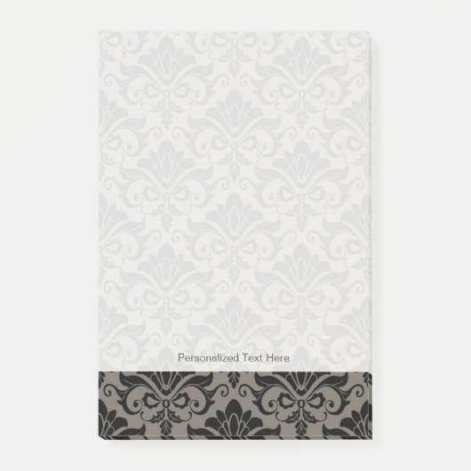 ダマスク織パターン2 ポストイット (正面)