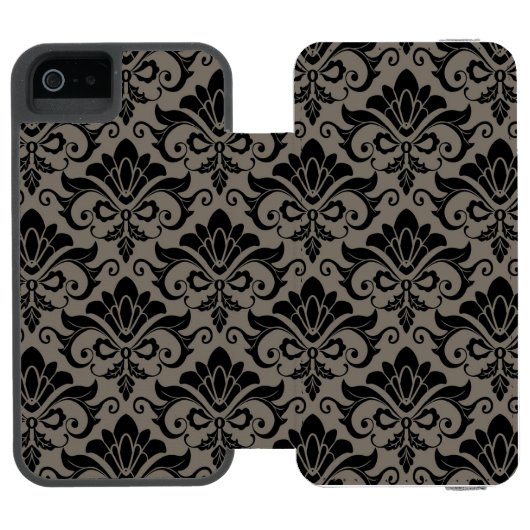 ダマスク織パターン2 INCIPIO iPhoneウォレットケース (フォリオ Open)