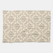 ダマスク織パターン3 キッチンタオル (横)