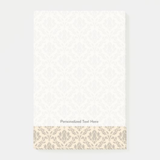 ダマスク織パターン3 ポストイット (正面)