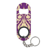 ダマスク織パターン4 キーホルダー栓抜き (裏面)