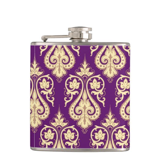 ダマスク織パターン4 フラスク (正面)
