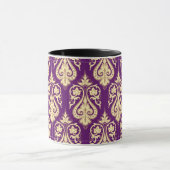 ダマスク織パターン4 マグカップ (中央)
