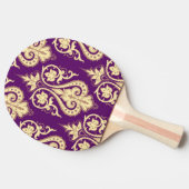 ダマスク織パターン4 卓球ラケット (横)