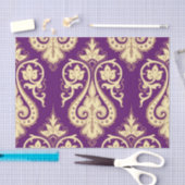 ダマスク織パターン4 薄葉紙 (クラフト)