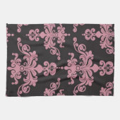 ダマスク織パターン5 キッチンタオル (横)