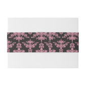 ダマスク織パターン5 招待状ベリーバンド (裏面例)