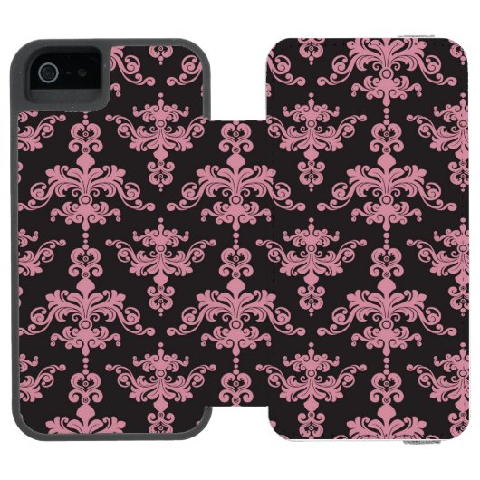 ダマスク織パターン5 INCIPIO iPhoneウォレットケース (フォリオ Open)