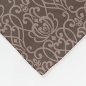 ダマスク織パターン6 フリースブランケット (角)