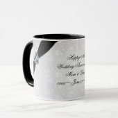 ダマスク織第60の結婚記念日 マグカップ (正面左)
