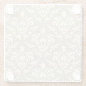 ダマスク織2 ガラスコースター (裏面)