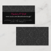 ダマスク織; ウェブサイトのマーケティング 名刺 (正面/裏面)