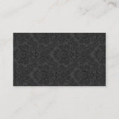 ダマスク織; ウェブサイトのマーケティング 名刺 (裏面)