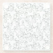 ダマスク織 ガラスコースター (裏面)