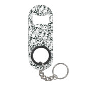 ダマスク織 キーホルダー栓抜き (裏面)