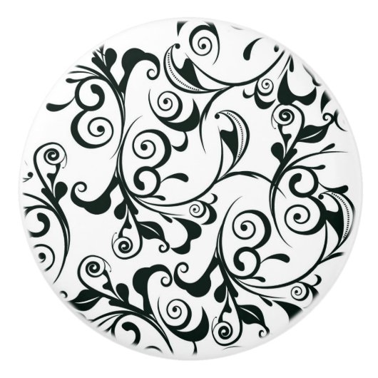 ダマスク織 セラミックノブ (正面)