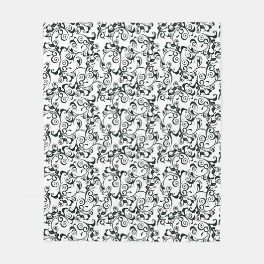 ダマスク織 フリースブランケット (正面)