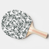 ダマスク織 卓球ラケット (横)