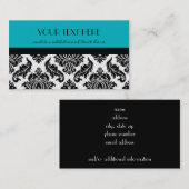 ダマスク織 名刺 (正面/裏面)