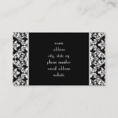 ダマスク織 名刺 (裏面)