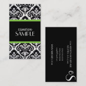 ダマスク織 名刺 (正面/裏面)