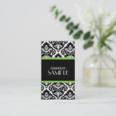 ダマスク織 名刺 (スタンド正面)