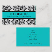 ダマスク織 名刺 (正面/裏面)