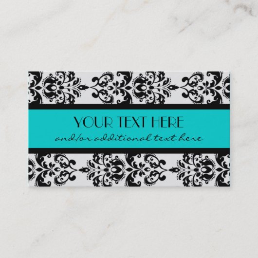 ダマスク織 名刺 (正面)