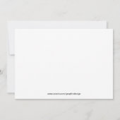 ダマスク聖餐式 招待状 (裏面)