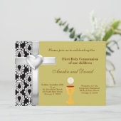 ダマスク聖餐式 招待状 (スタンド正面)