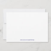 ダマスク聖餐式 招待状 (裏面)