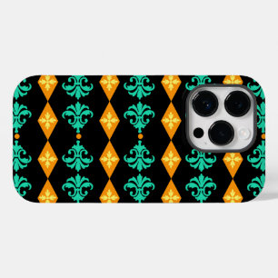ダマスク華美ダイヤモンドストライプ Case-Mate iPhone 14 PROケース