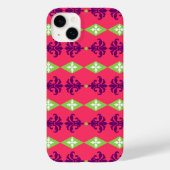 ダマスク華美ダイヤモンドストライプ Case-Mate iPhoneケース (裏面)