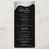 ダマスク華美ブラックモダン・ホワイト・プログラム プログラム (正面)