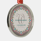 ダマスク装飾美術結婚の形見 メタルオーナメント (右)