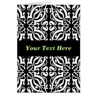 ダマスク1 (白黒)