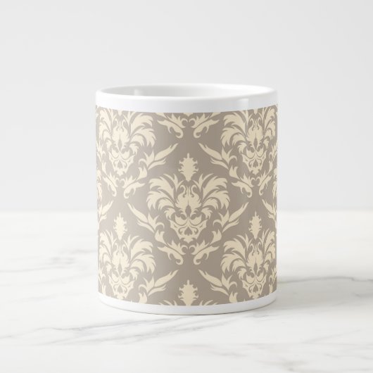 ダマスク2 ジャンボコーヒーマグカップ (正面)