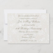 ダマスク30周年結婚招待状 招待状 (裏面)