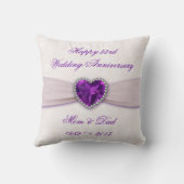 ダマスク33結婚周年記念装飾用クッション クッション (裏面)