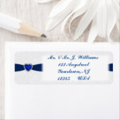 ダマスク45周年記念差出人住所ラベル ラベル (インサイチュ)