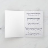 ダマスク45結婚周年記念グリーティングカード カード (内部)