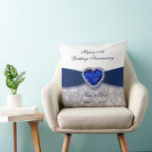 ダマスク45結婚周年記念装飾用クッション クッション (椅子)
