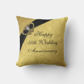 ダマスク50周年結婚装飾用クッション クッション (正面)