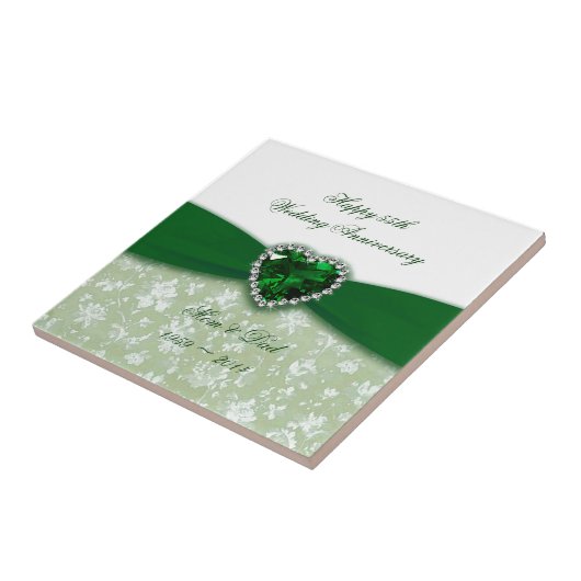 ダマスク55結婚周年 タイル (側面)